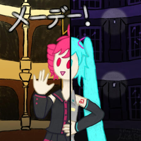 May Day doodle. Based on "Ghost Rule" by Deco*27.